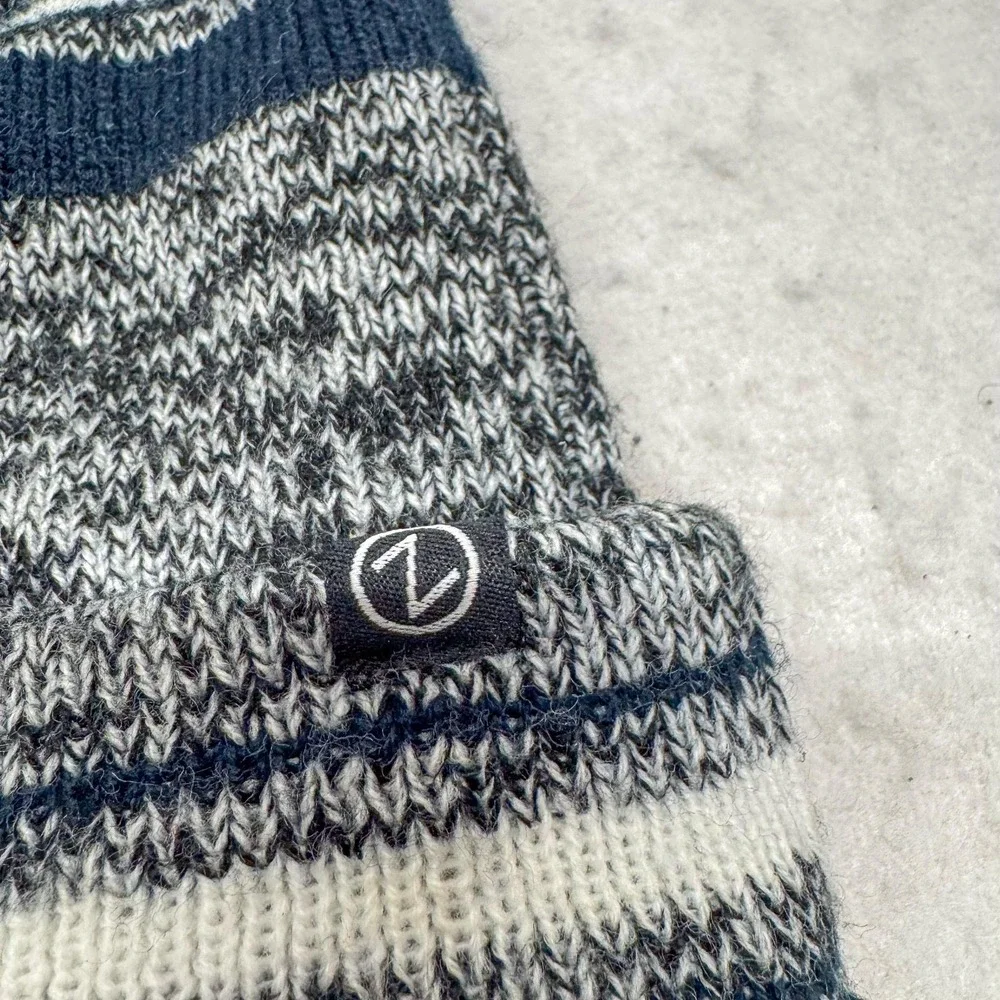 Butler Bulldogs Hat Knit Beanie Pom Mens One Size Navy Gray White‎ Zephyr